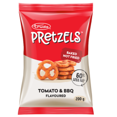 Truda Pretzels - Tomato & BBQ Flavoured 200g